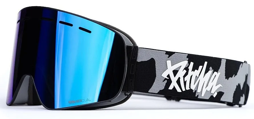 goggles Pitcha XC3 - Cheetah Black/Full Revo Blue