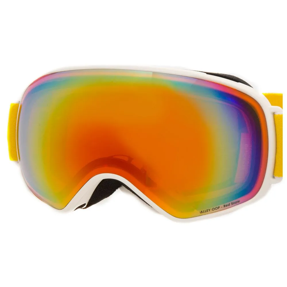 Goggles Red Bull Spect ---Alley Oop White Red Orange Red Mirror