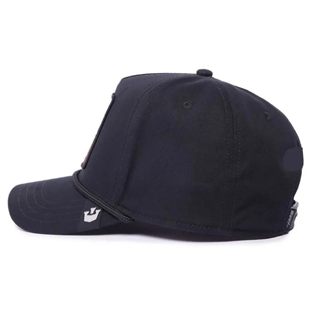 Goorin Bros King 100 Black Trucker Hat