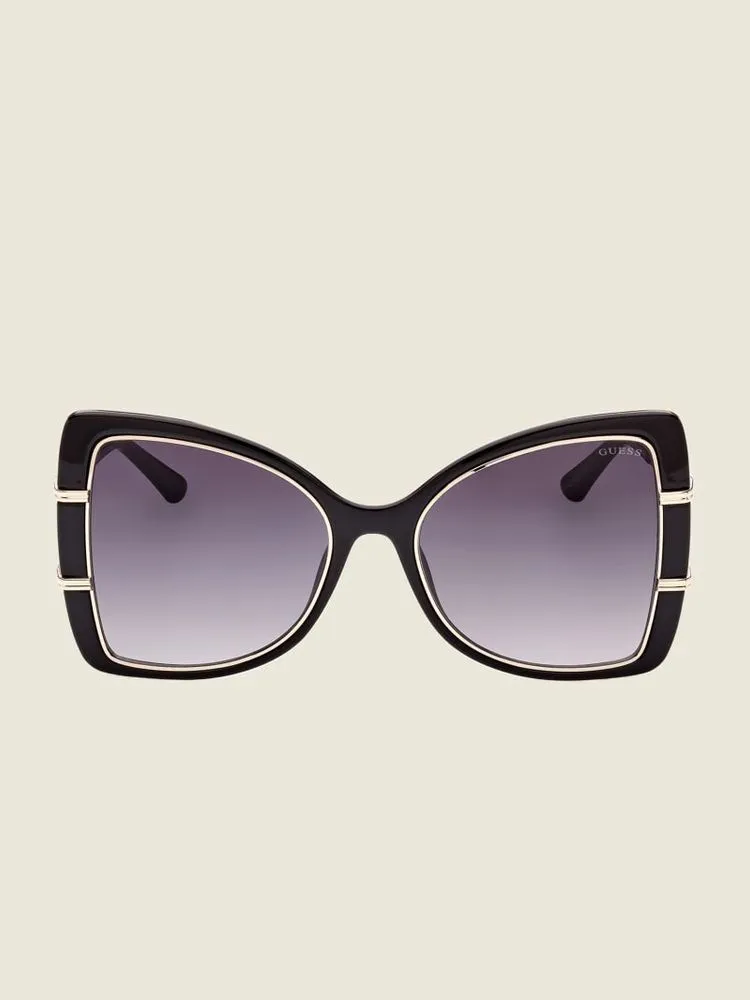 Guess Oversized Butterfly Sunglasses