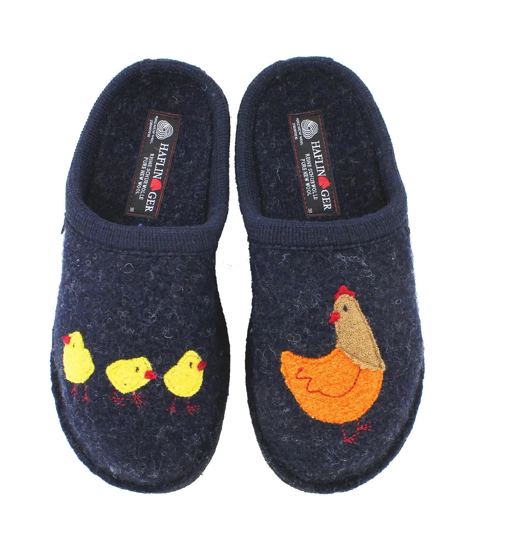 Haflinger Flair Gallina Slipper Captains Blue