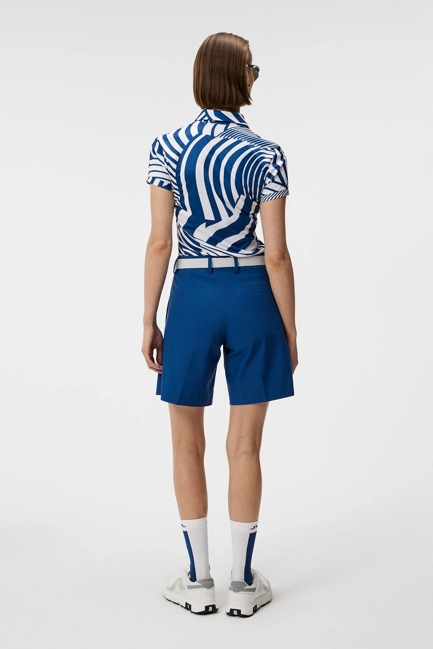 Hailey Print Polo / Dazzle Wave Estate