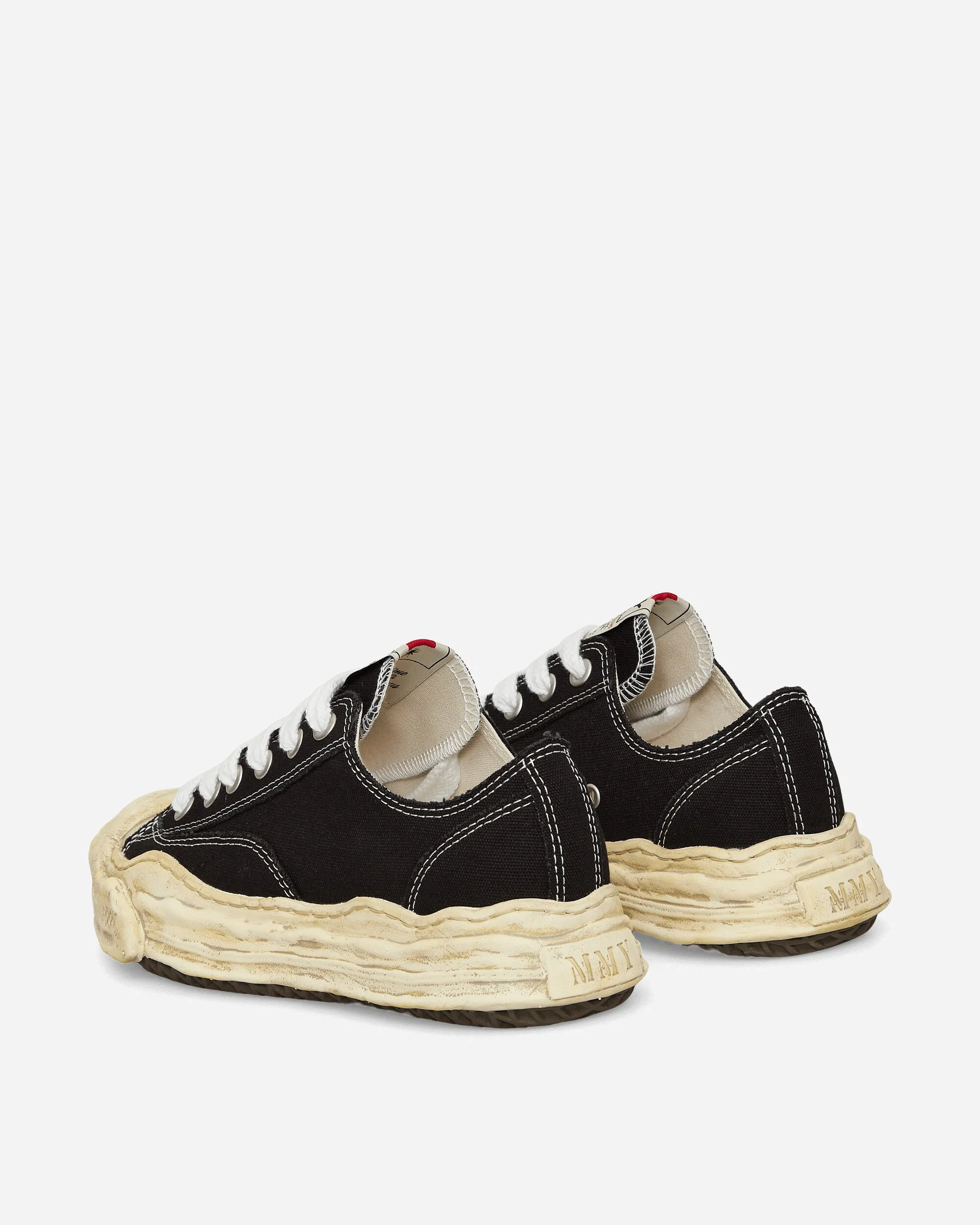 Hank OG Dyed Sole Canvas Low Sneakers Black