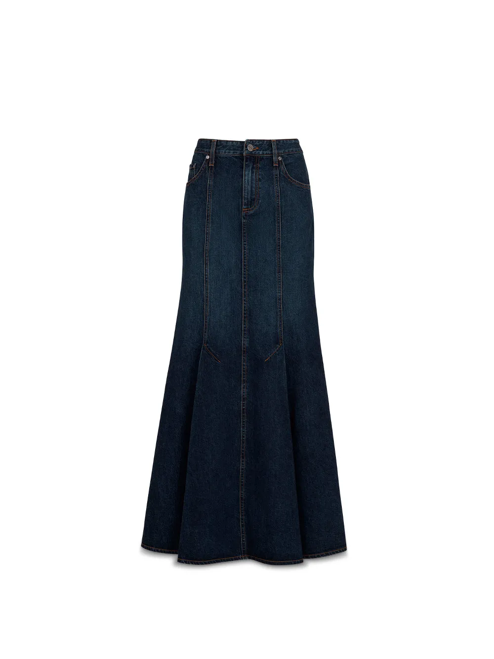 Harley Denim Maxi Skirt