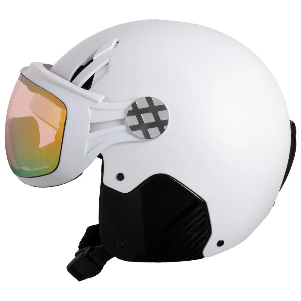 Helmet w/ visor Diezz ---Major Carbone White Carbon