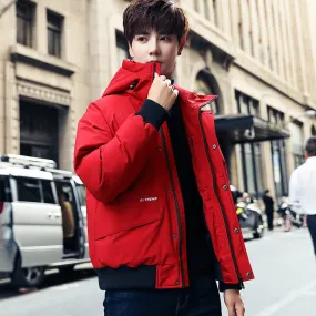 Hooded oversized cotton coat For Men