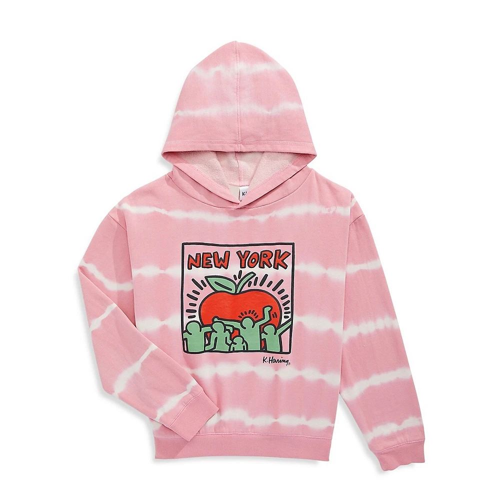 Hudson's Bay Girl's Youth Fleece License Evan Graphic Hoodie