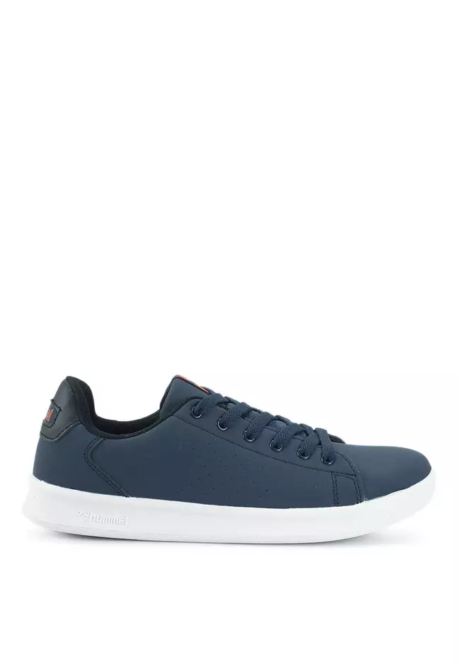 Hummel Busan Synthetic Nubuck Court Style Trainers