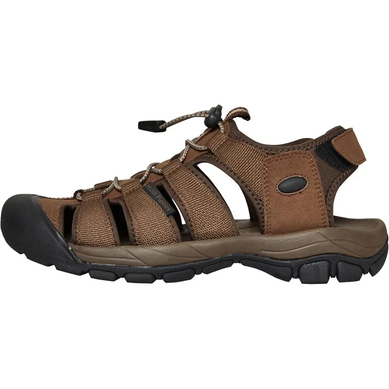 Hush Puppies Mens Peru Closed Toe Sandals Brown