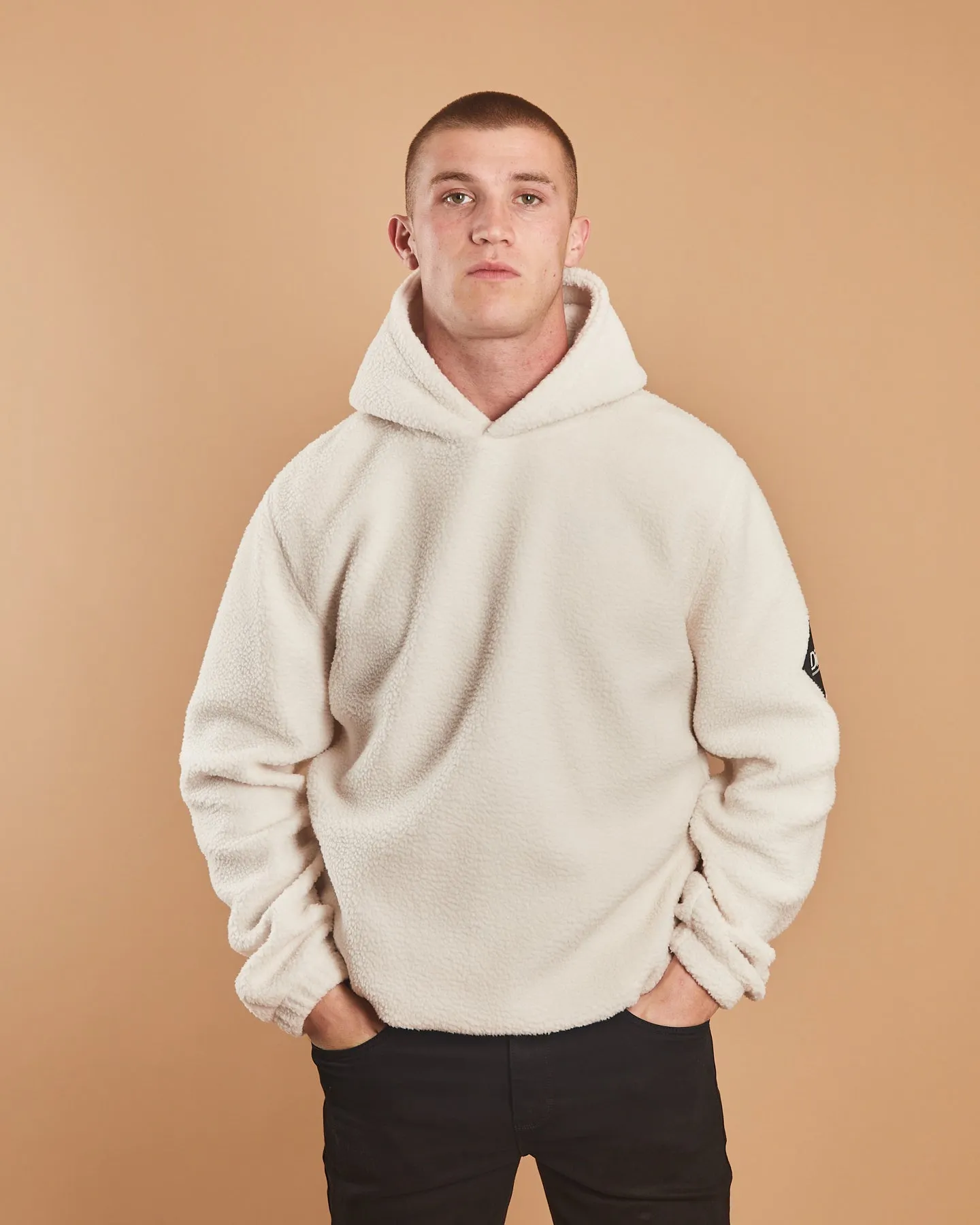 Iceberg Fleece Hoodie Clay Ivory