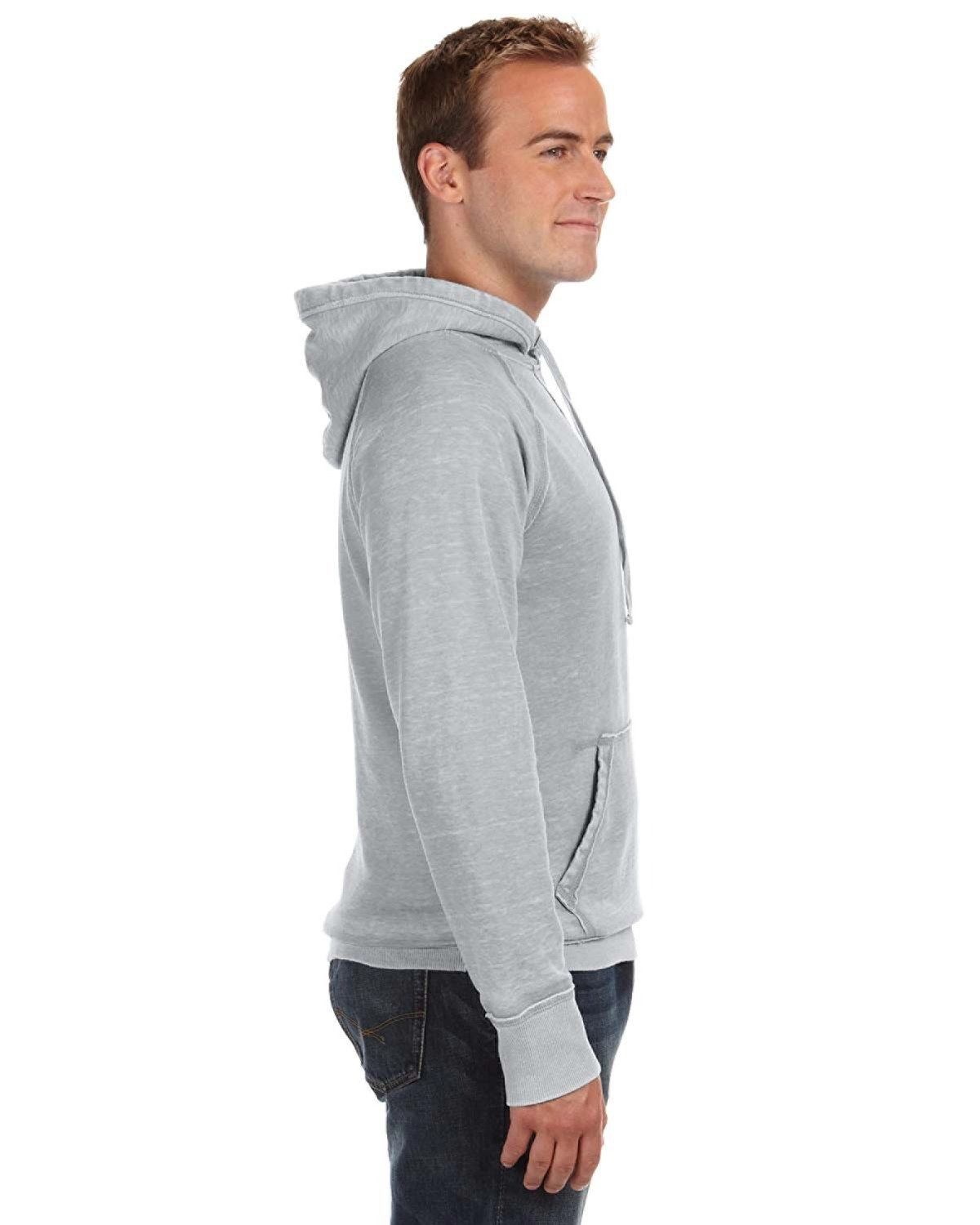 J8915 J-America Adult Vintage Zen Hooded Pullover Fleece SKU: J8915