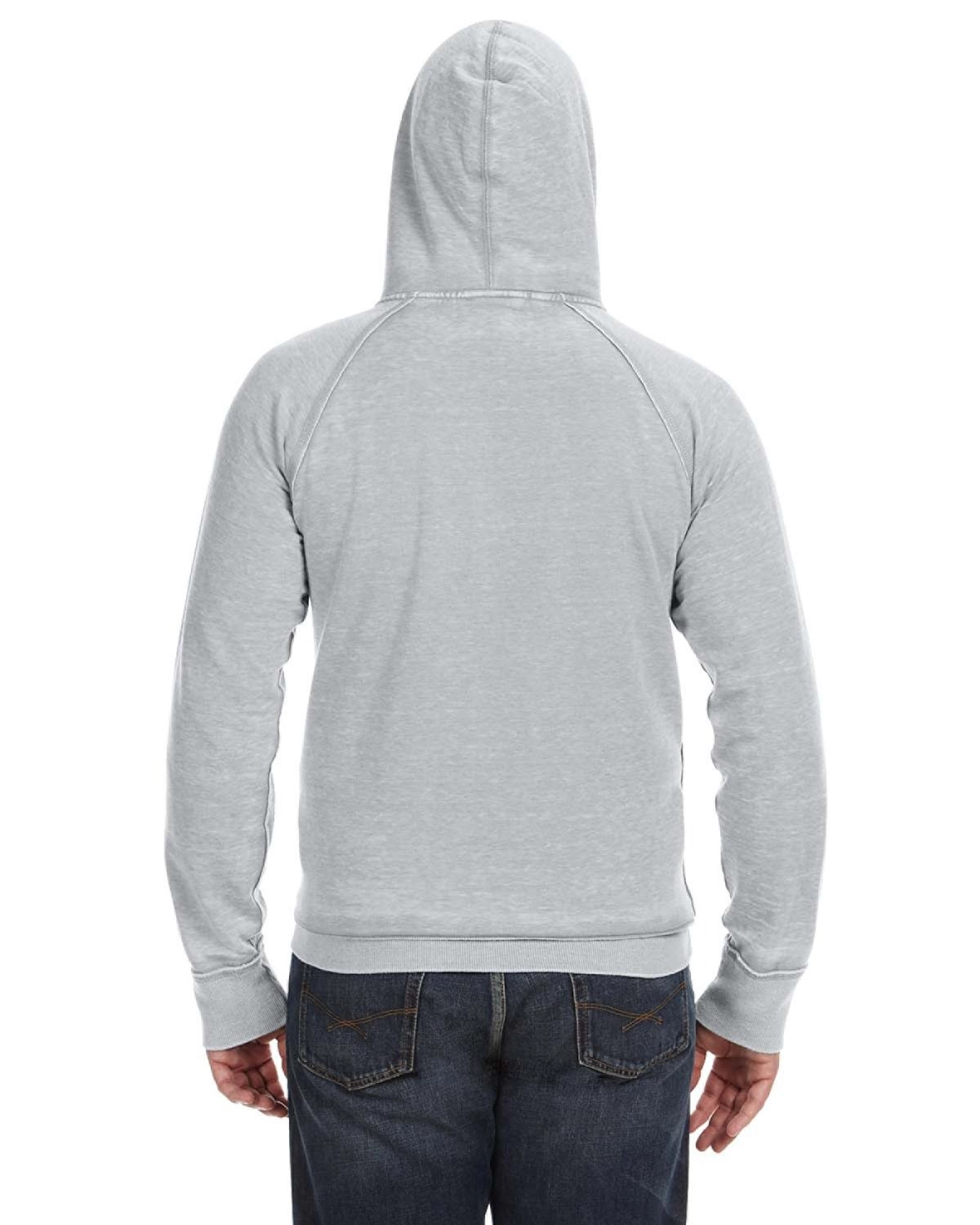 J8915 J-America Adult Vintage Zen Hooded Pullover Fleece SKU: J8915