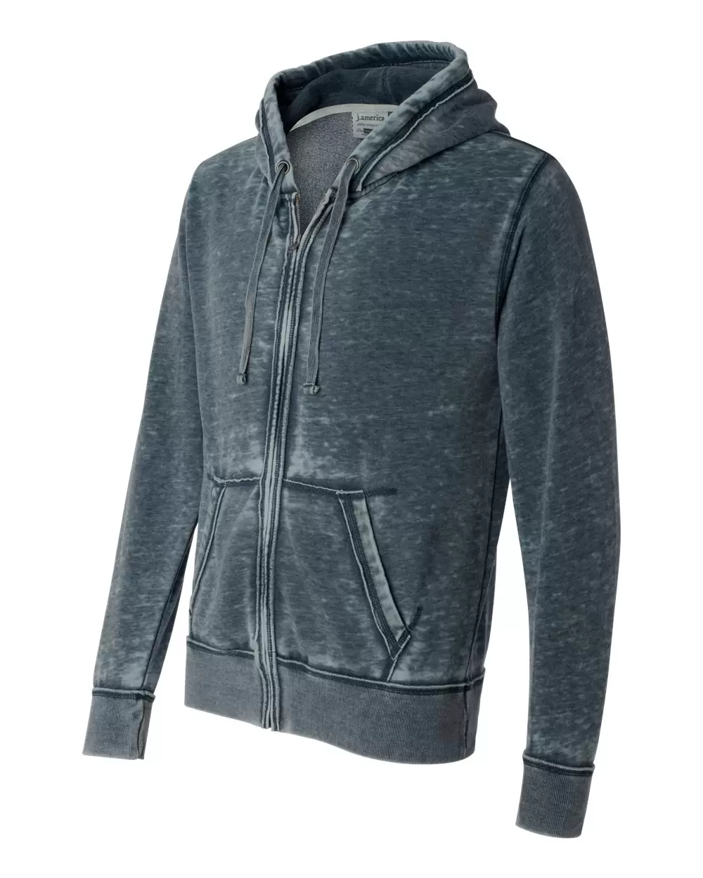 J8916 J-America Adult Vintage Zen Full-Zip Hooded Fleece SKU: J8916