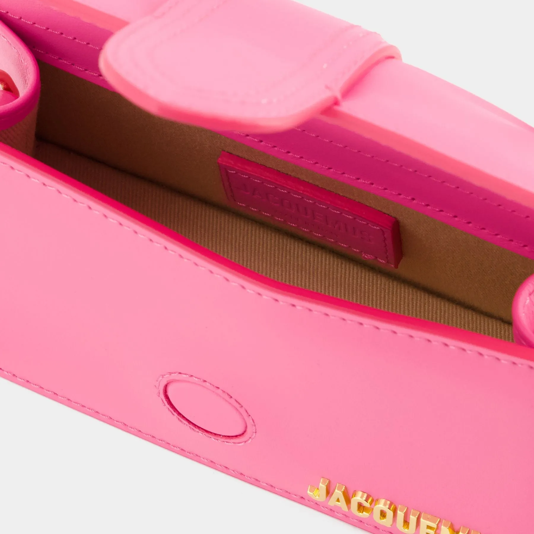 Jacquemus  Le Bambino Bag - Jacquemus - Leather - Pink Neon