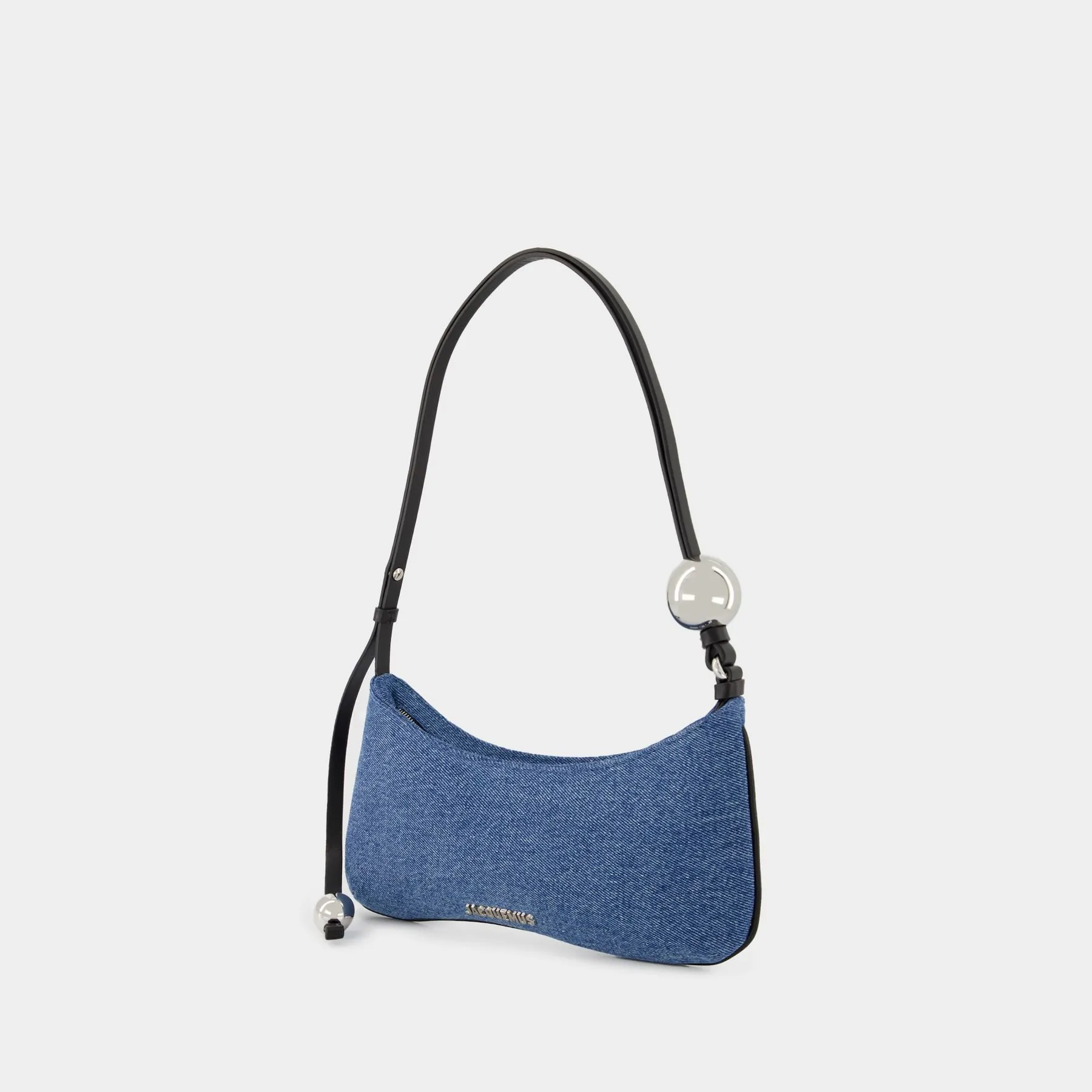 Jacquemus  Le Bisou Perle Shoulder Bag - Jacquemus - Cotton - Blue