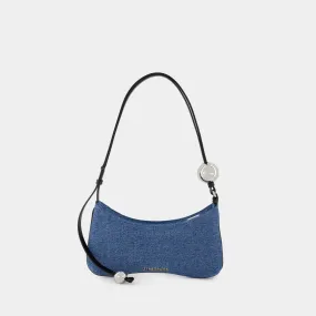 Jacquemus  Le Bisou Perle Shoulder Bag - Jacquemus - Cotton - Blue