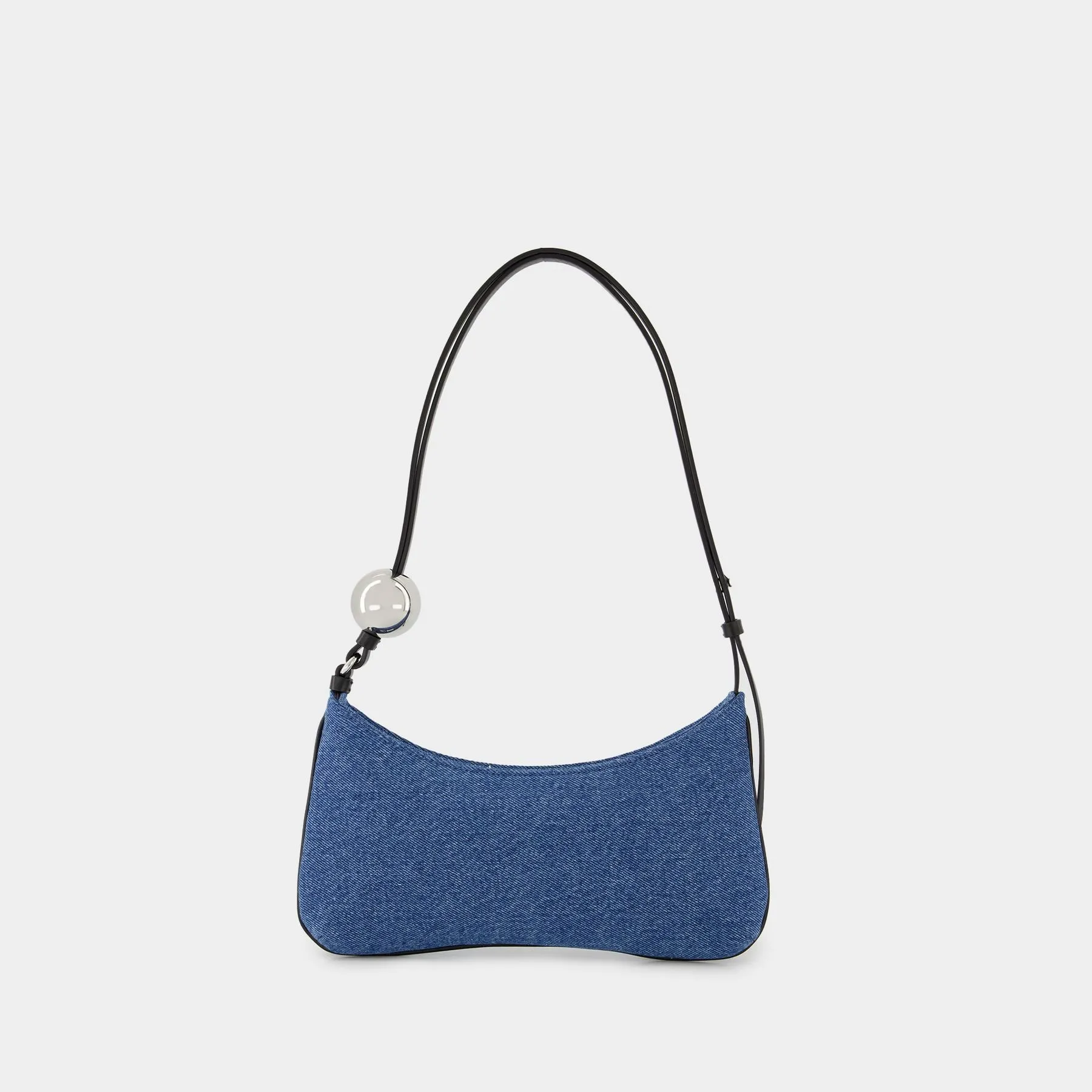 Jacquemus  Le Bisou Perle Shoulder Bag - Jacquemus - Cotton - Blue