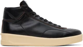 Jil Sander Black High-Top Sneakers