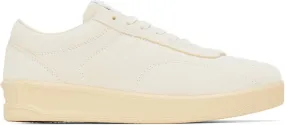 Jil Sander Off-White Suede Sneakers