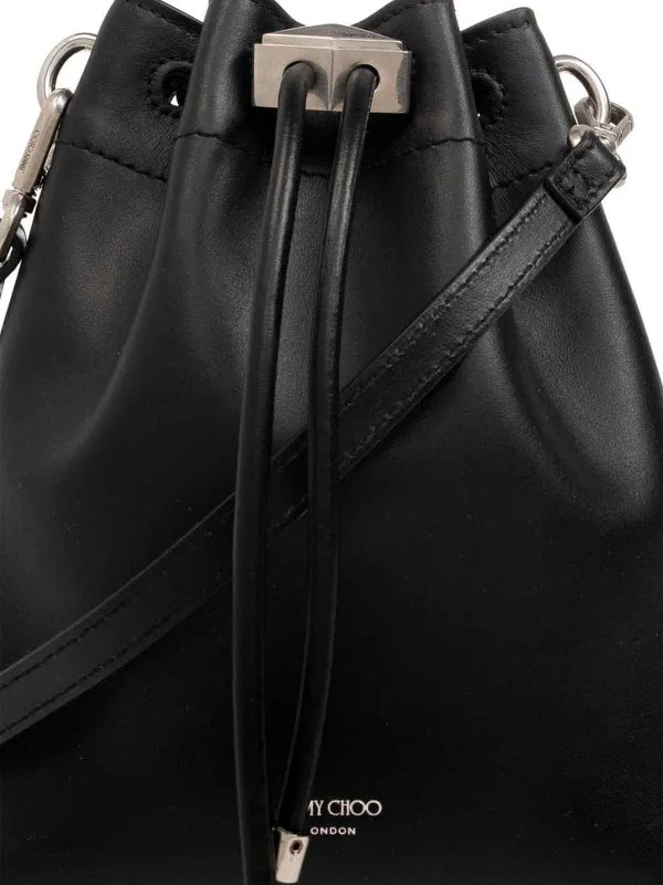 Jimmy Choo Leather Mini Bucket Bag