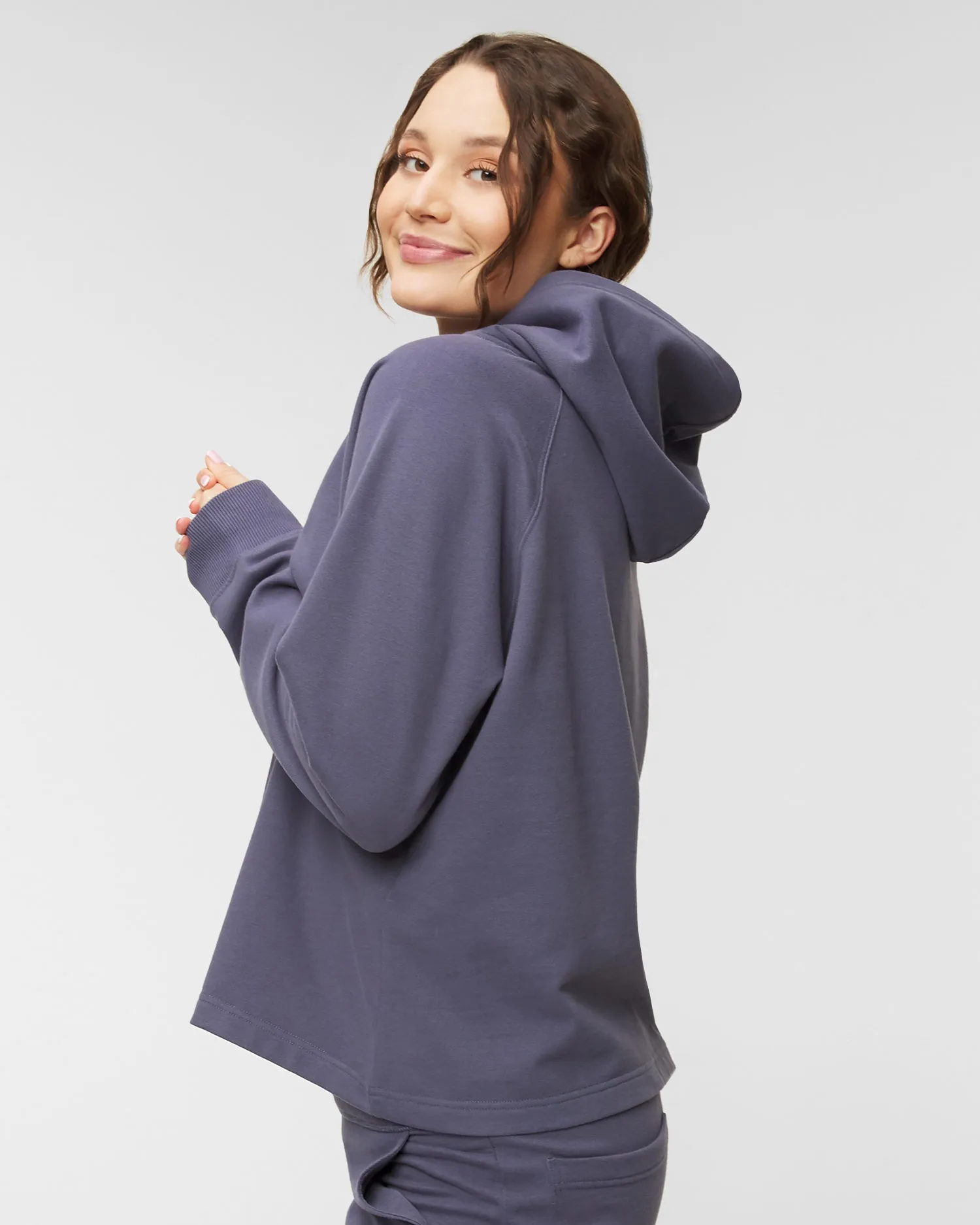 JUVIA Fleece hoodie raglan 82014064-midnight-blue