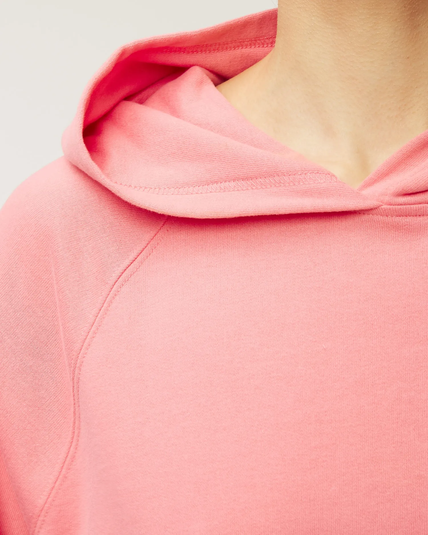 JUVIA Fleece hoodie raglan 82014064-pink-coral