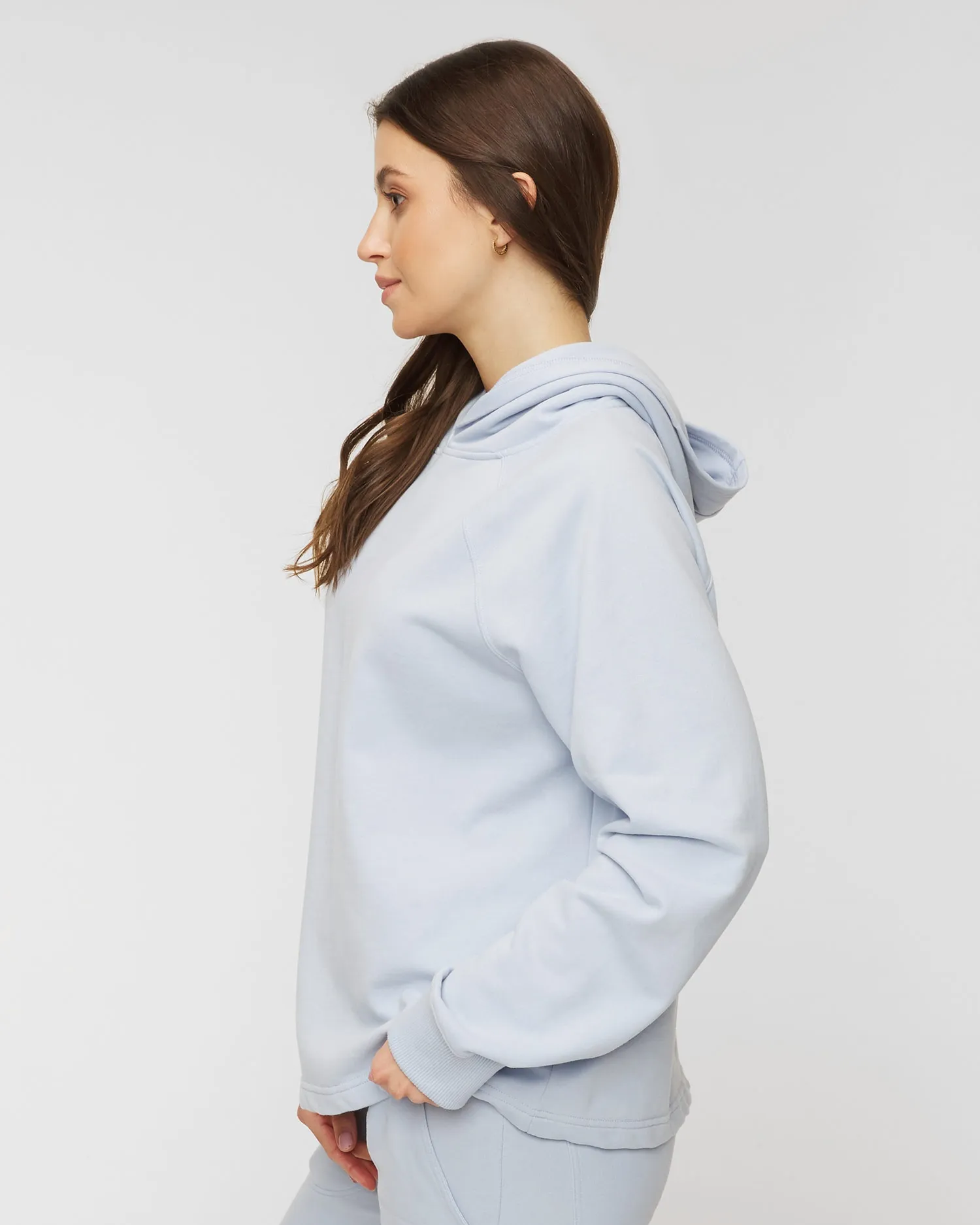 JUVIA Fleece Hoodie Raglan sweatshirt 82014064-sky