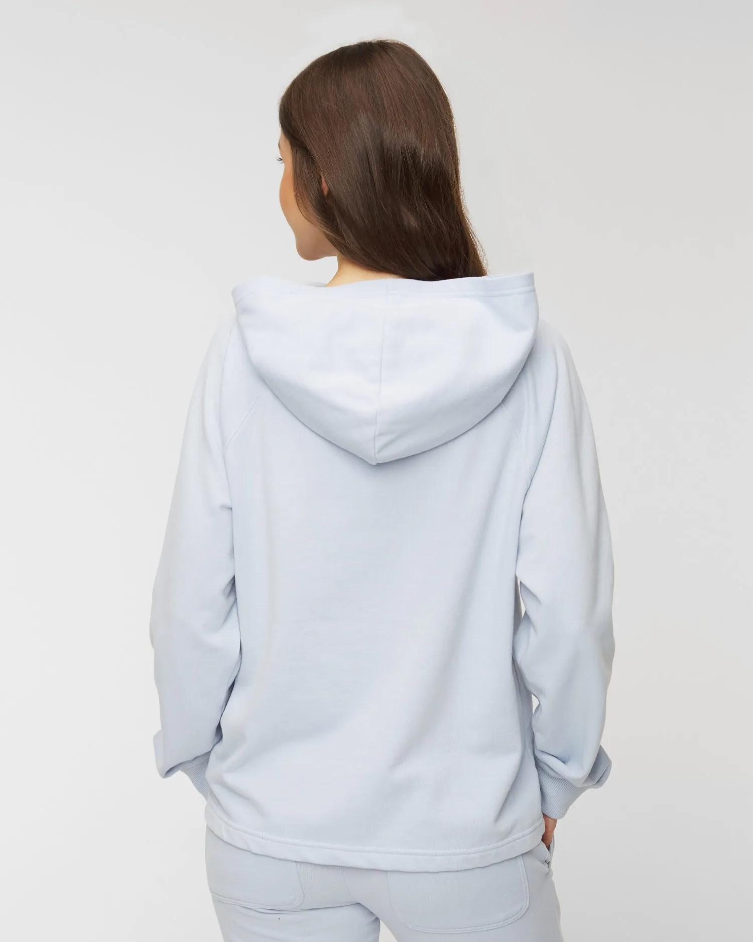 JUVIA Fleece Hoodie Raglan sweatshirt 82014064-sky