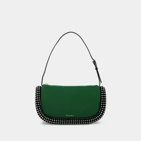 J.W. Anderson  Crystal Bumper-15 Hobo Bag - J.W. Anderson -  Green/Black - Leather