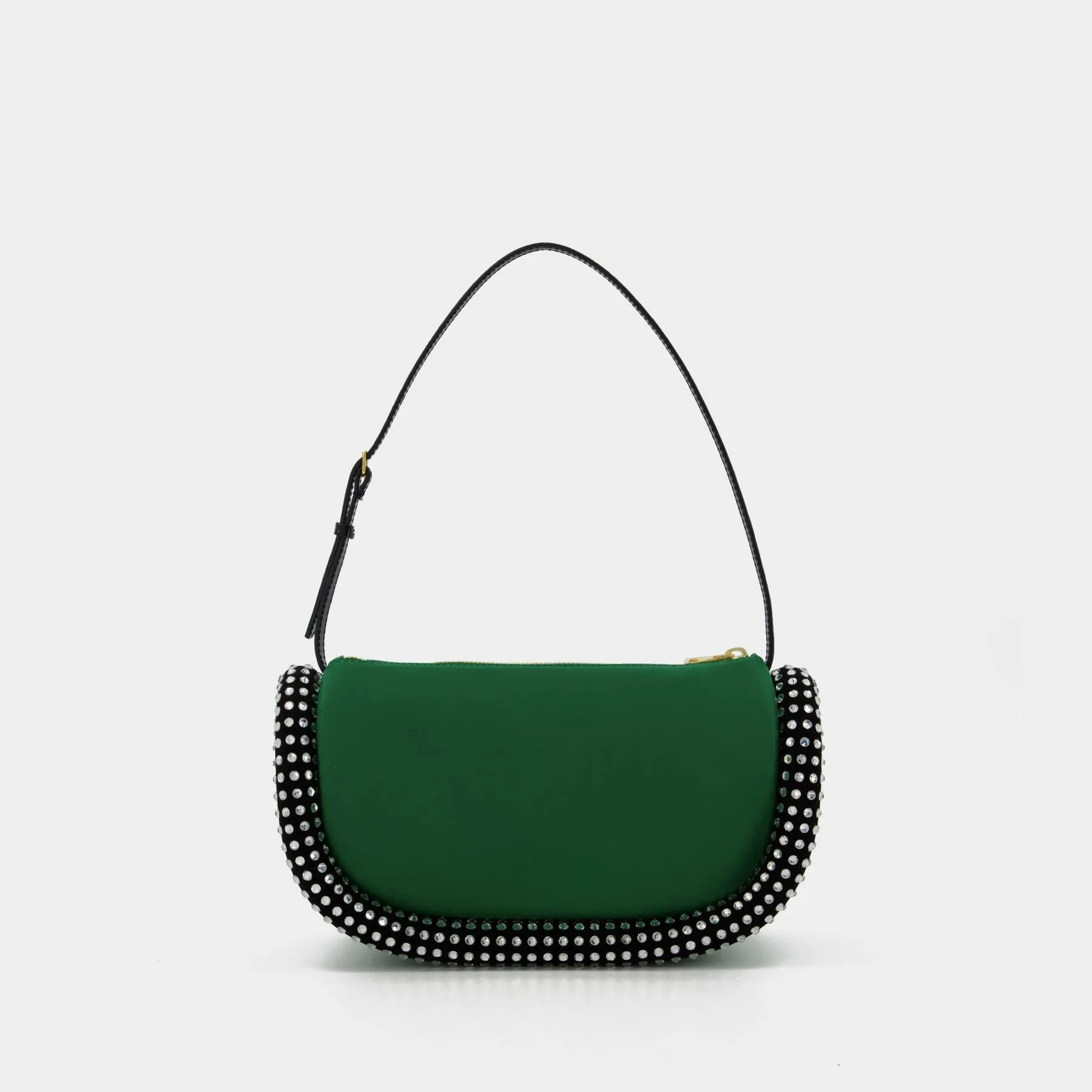 J.W. Anderson  Crystal Bumper-15 Hobo Bag - J.W. Anderson -  Green/Black - Leather