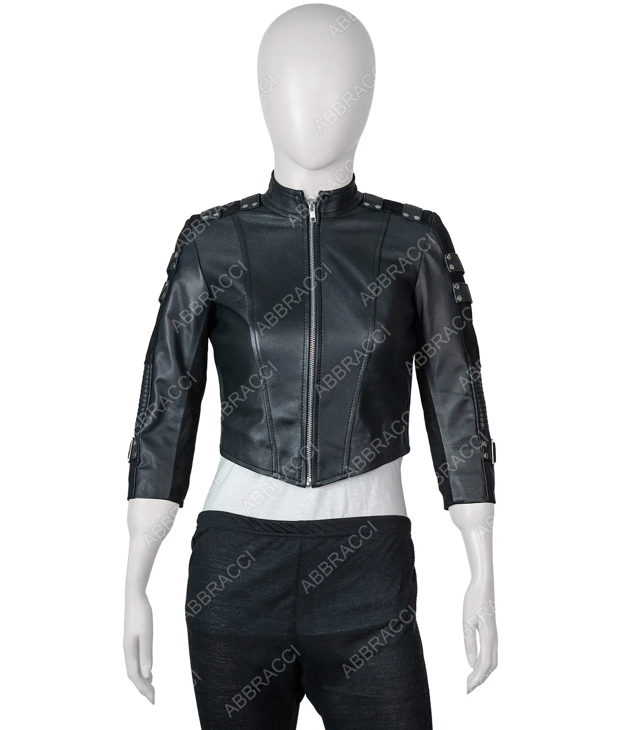 Katie Cassidy Arrow Season 2 Black Canary Leather Jacket | Abbraci