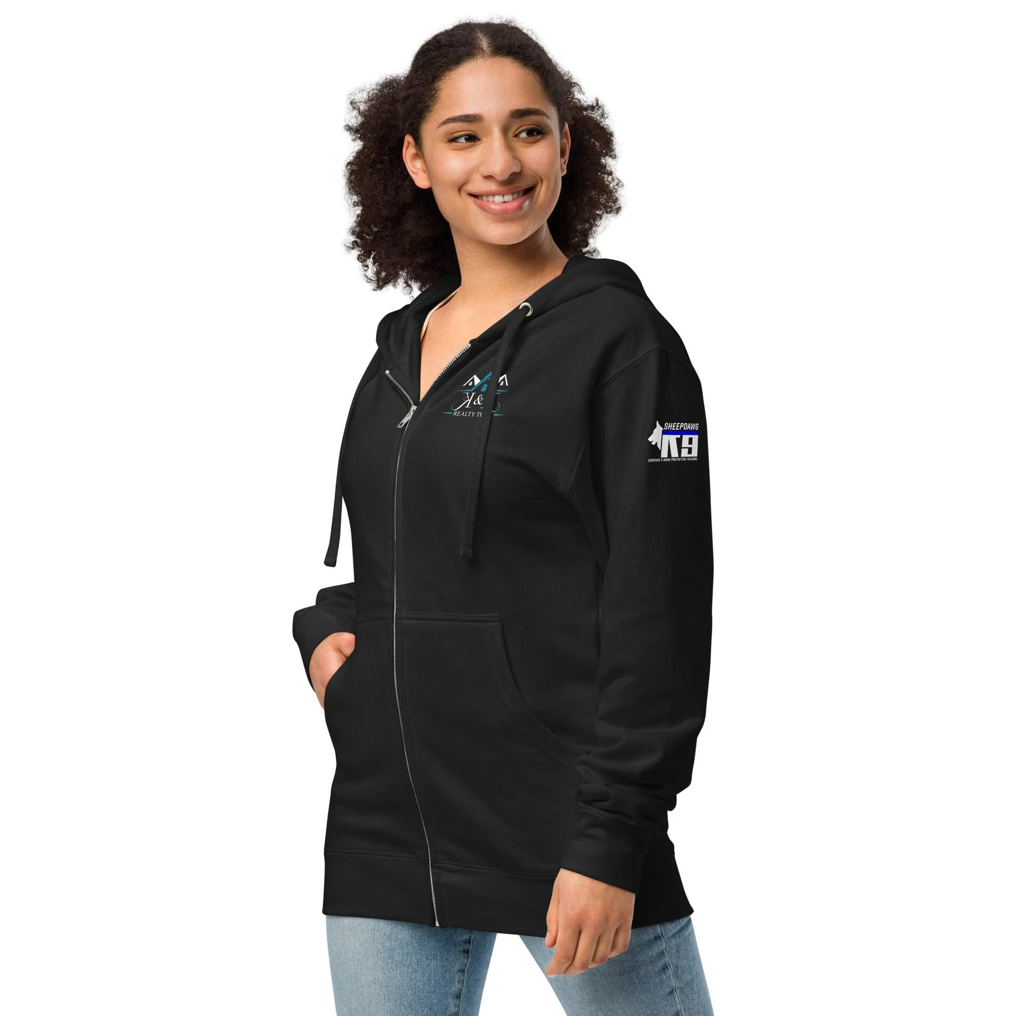 KK2 Unisex fleece zip up hoodie