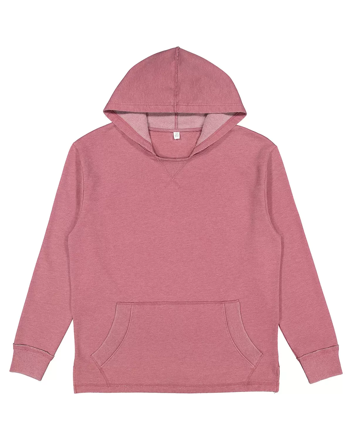 LA T 6936 Adult Vintage Wash Fleece Hooded Sweatshirt SKU: 6936