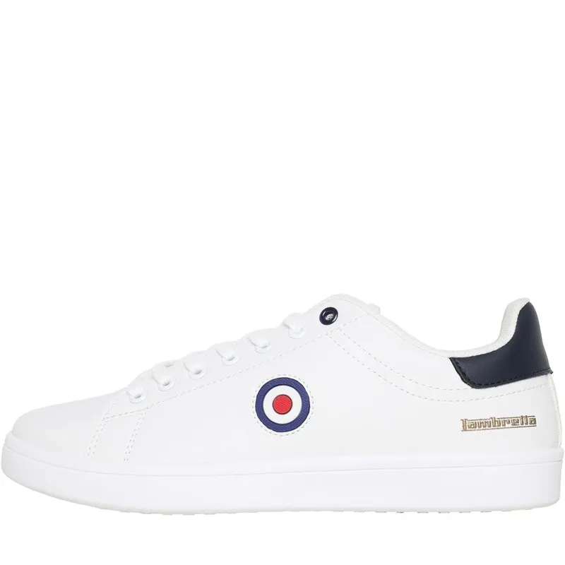 Lambretta Mens Pinball 2 Trainers White