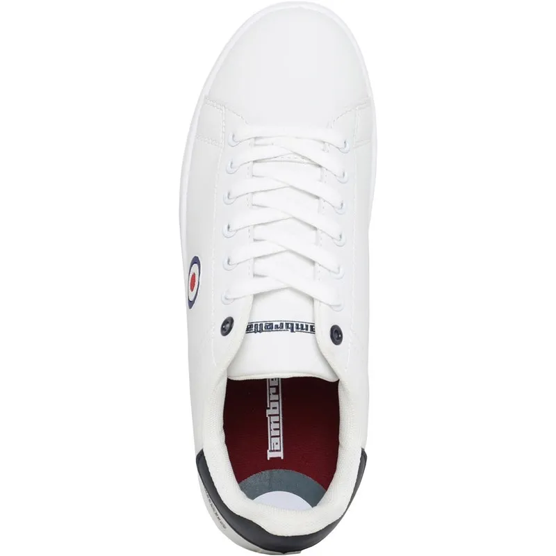 Lambretta Mens Pinball 2 Trainers White