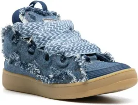 Lanvin Curb denim sneakers Blue