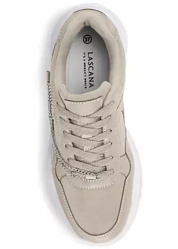 LASCANA Chain Detail Lace-Up Trainers | Kaleidoscope