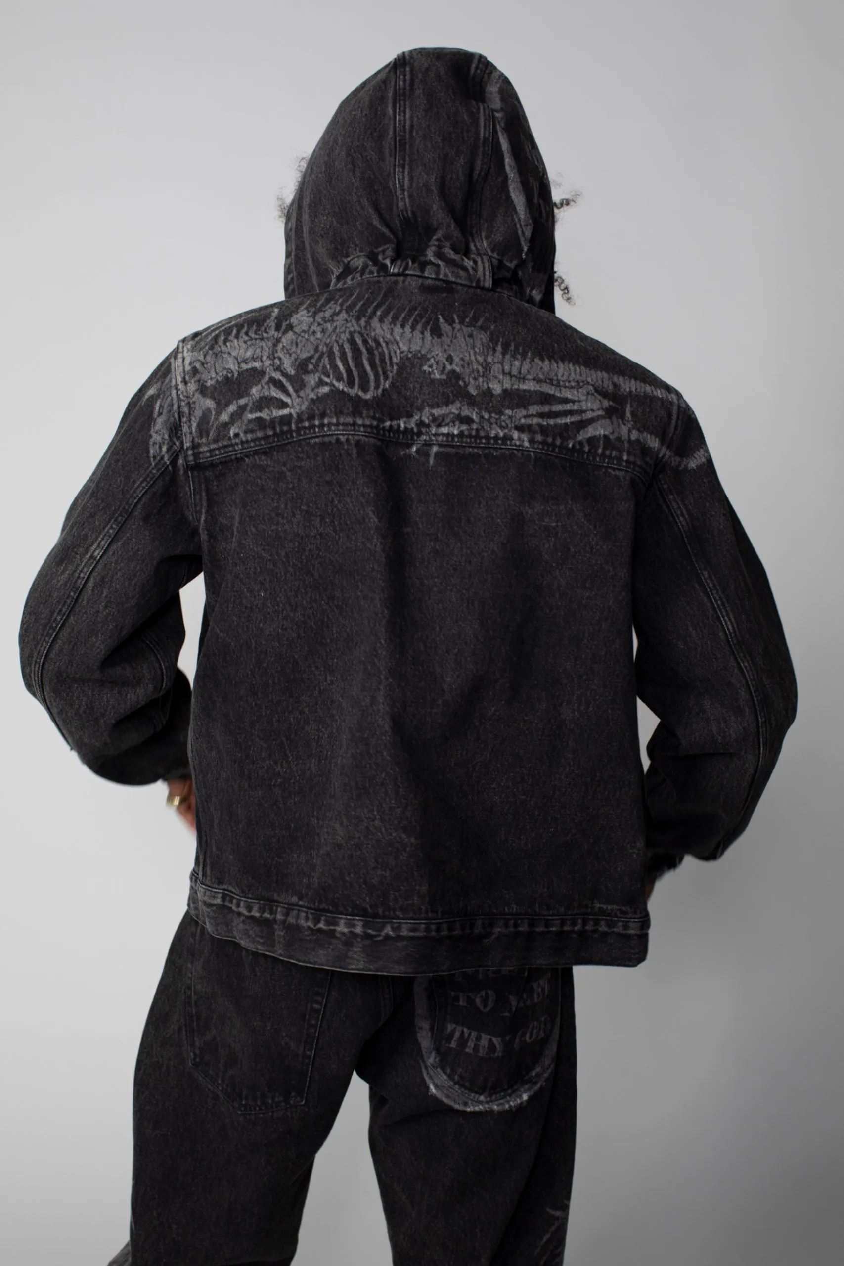 Lasered Dragon Hooded Jacket