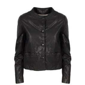 LEATHER JACKET Woman Black