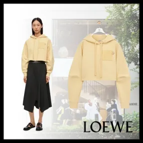 LOEWE  |Cropped hoodie in cotton