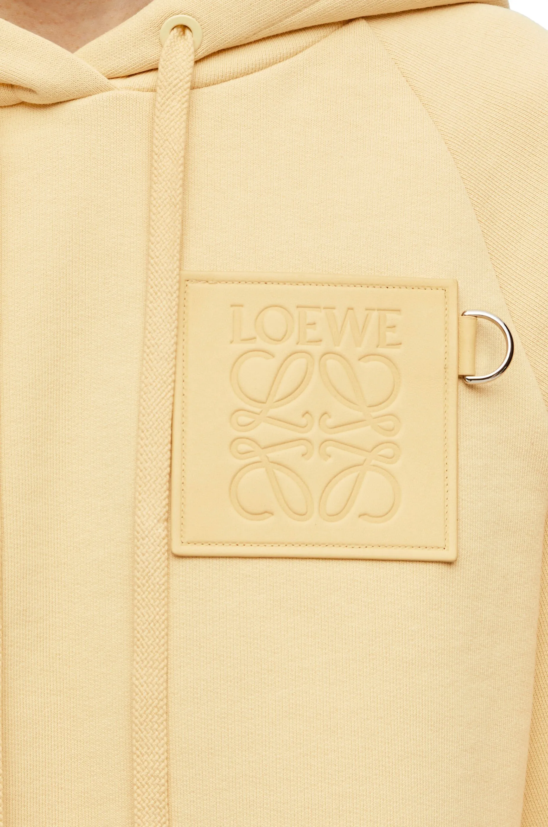 LOEWE  |Cropped hoodie in cotton