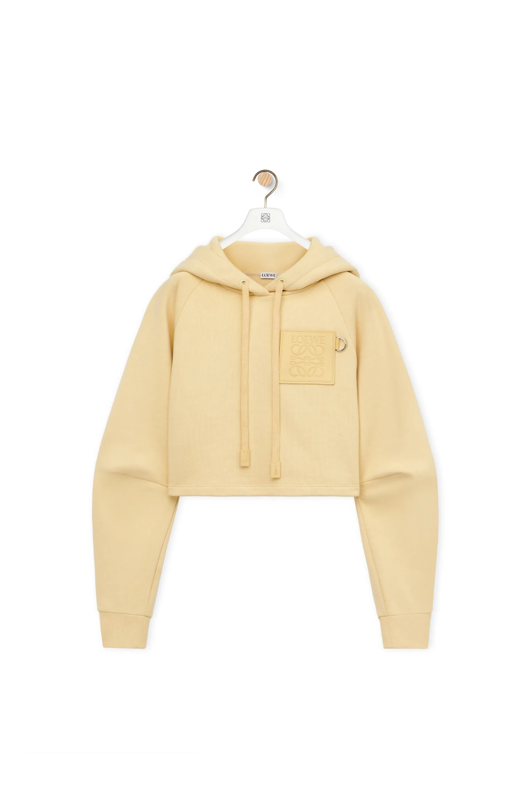 LOEWE  |Cropped hoodie in cotton