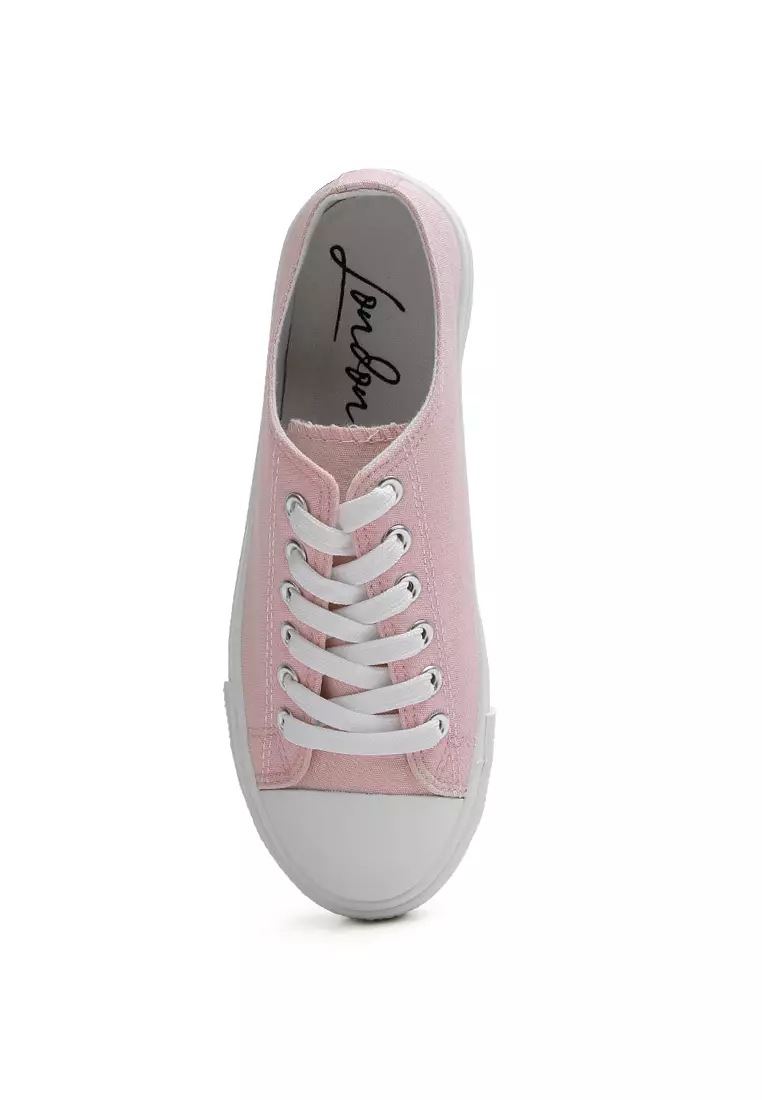 London Rag Pink Casual Canvas Daily wear Sneakers