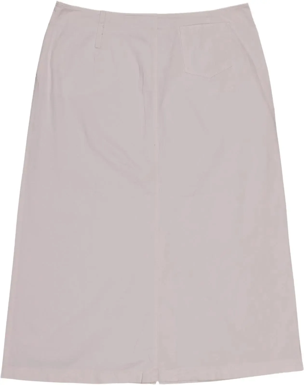 Long White Skirt | ThriftTale