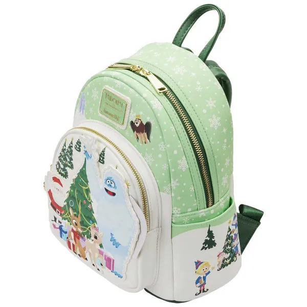 Loungefly x Rudolph the Red-Nosed Reindeer Holiday Group Mini Backpack