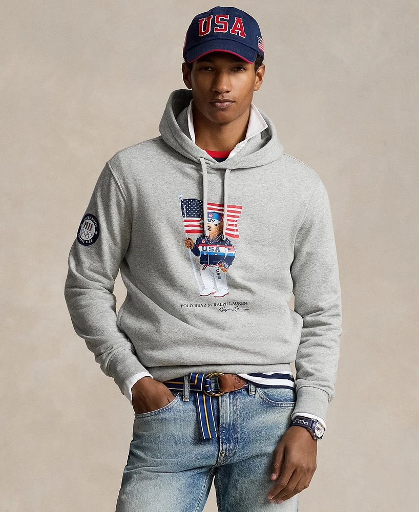 Macy's Polo Ralph Lauren Men's Team Usa Bear Fleece Hoodie