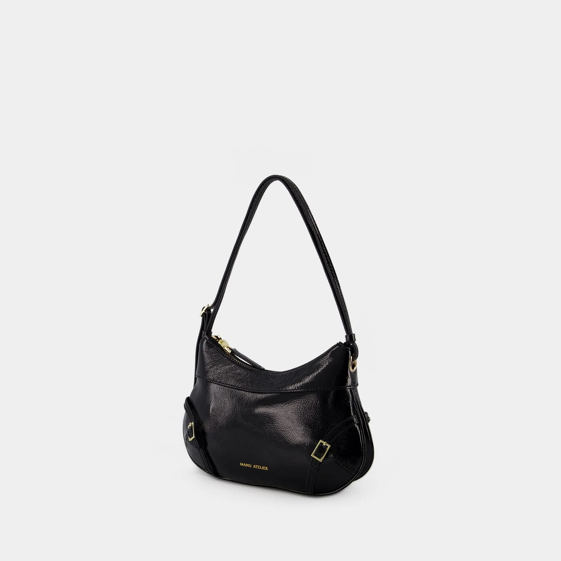 Manu Atelier  Hera Hobo Bag - Manu Atelier - Leather - Black