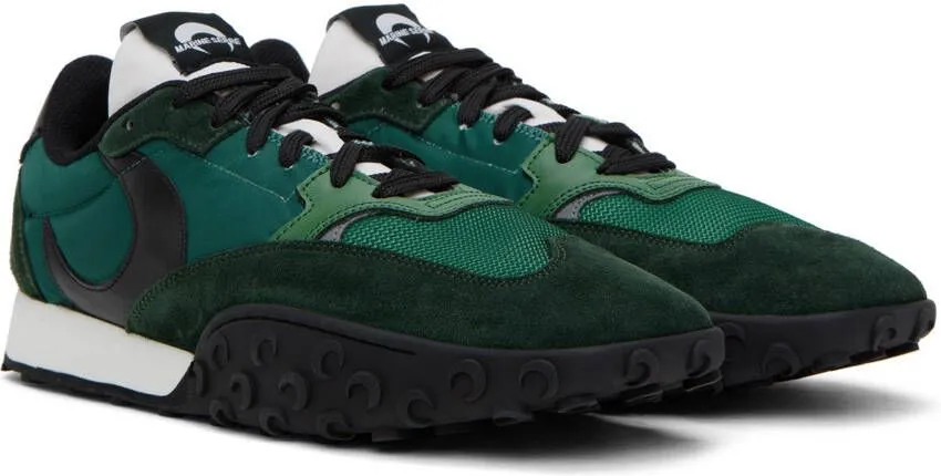 Marine Serre Green MS-Rise 22 Sneakers