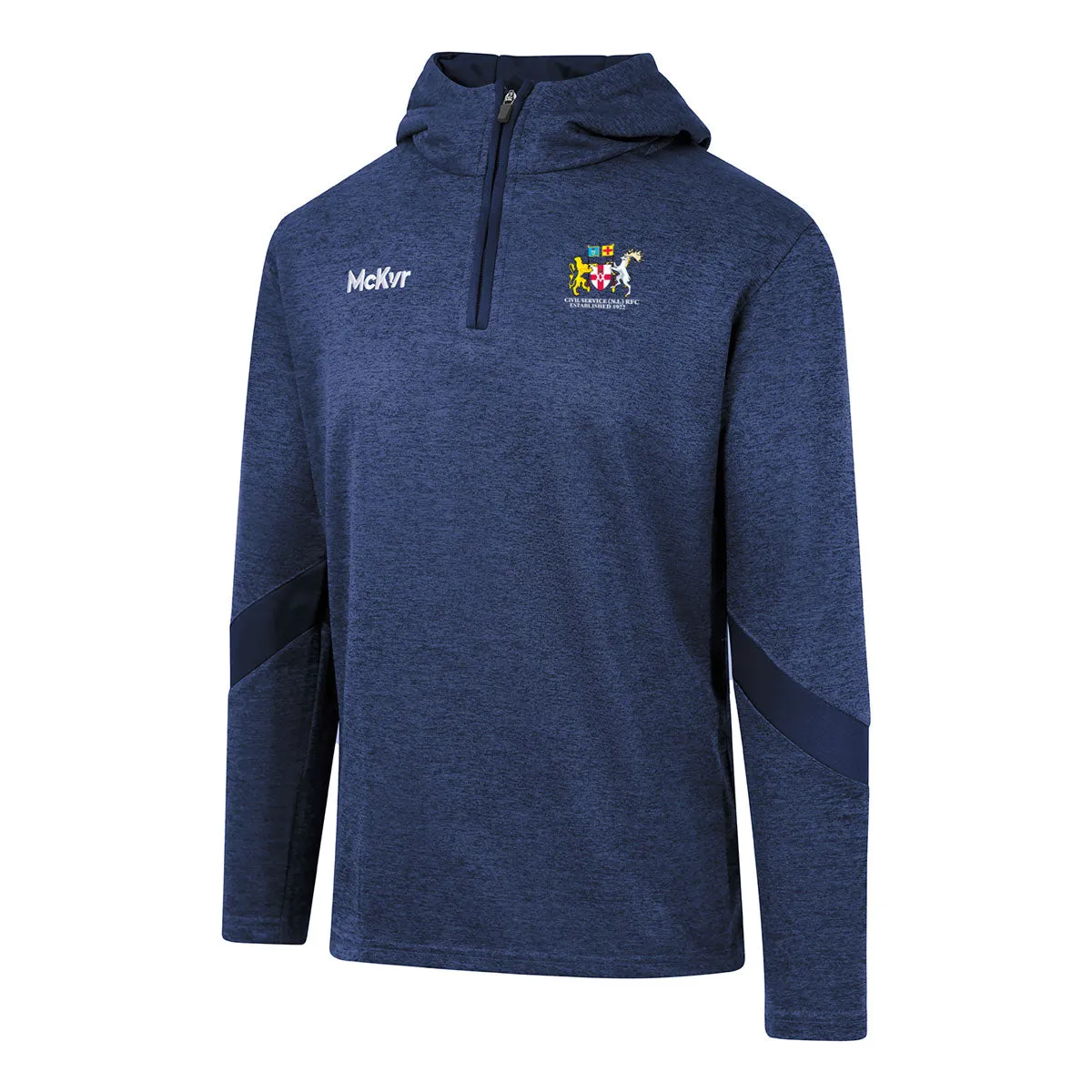 Mc Keever Civil Service RFC Core 22 1/4 Zip Hoodie - Youth - Navy