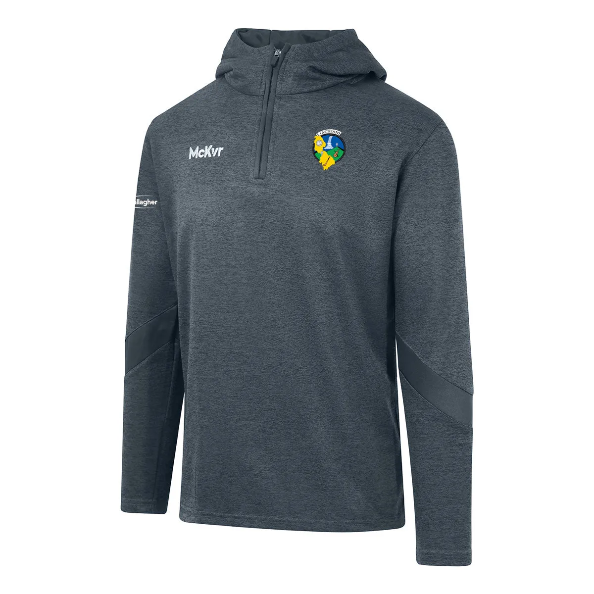 Mc Keever Leitrim GAA Core 22 1/4 Zip Hoodie - Adult - Charcoal